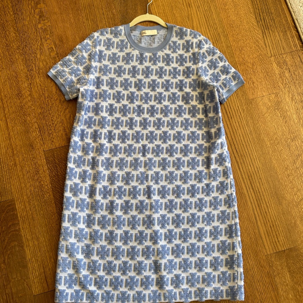 Tory Burch Boucle logo Knit Dress